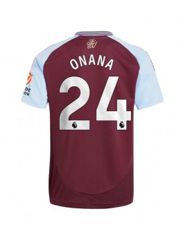 Aston Villa Amadou Onana #24 Domaci Dres 2024-25 Kratak Rukavima